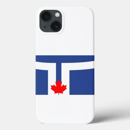Flag of Toronto Ontario iPhone 13 Case