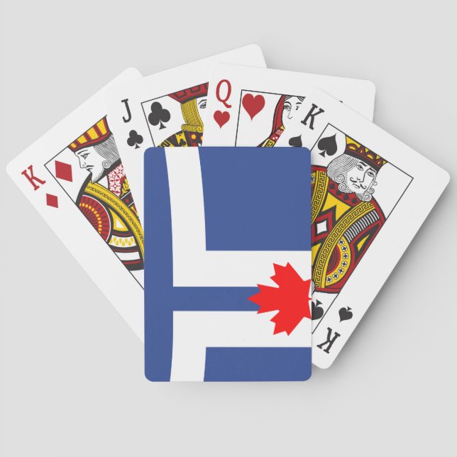 Flag of Toronto, Ontario Classic Playing Cards (Back)