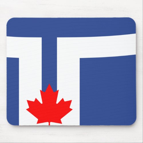 Flag of Toronto Ontario Mouse Pad