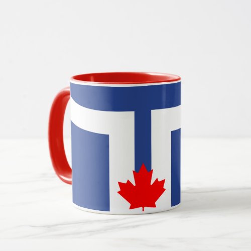 Flag of Toronto Ontario Mug