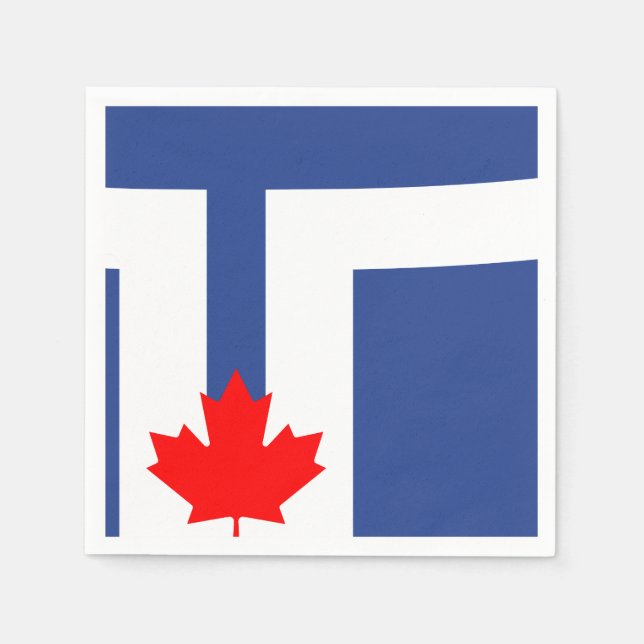Flag of Toronto, Ontario Napkins (Front)