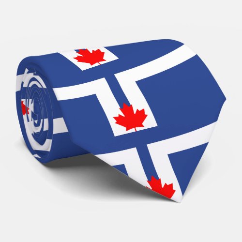 Flag of Toronto Ontario Neck Tie