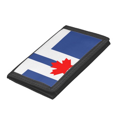 Flag of Toronto Ontario Trifold Wallet