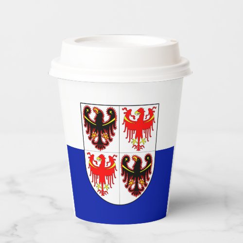 Flag of Trentino_Alto Adige Italy   Paper Cups