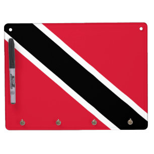 Flag of Trinidad and Tobago Dry Erase Board With Keychain Holder