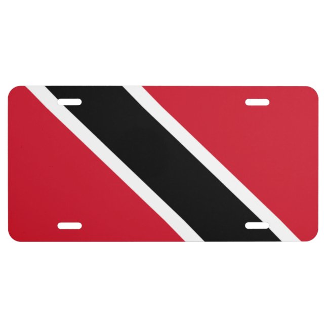 Flag of Trinidad and Tobago License Plate (Front)