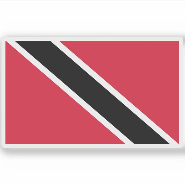 Flag of Trinidad and Tobago  Sticker (Front)