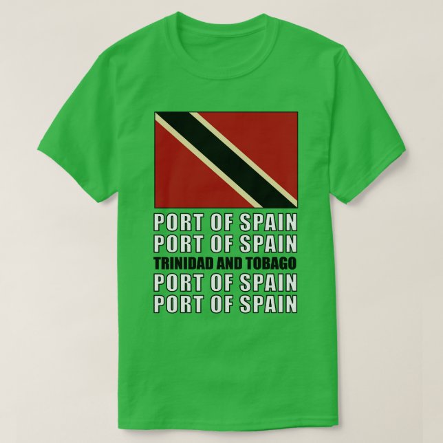 Flag of Trinidad and Tobago T-Shirt (Design Front)