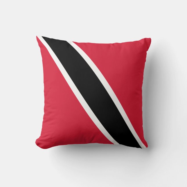 Flag of Trinidad and Tobago Throw Pillow (Front)