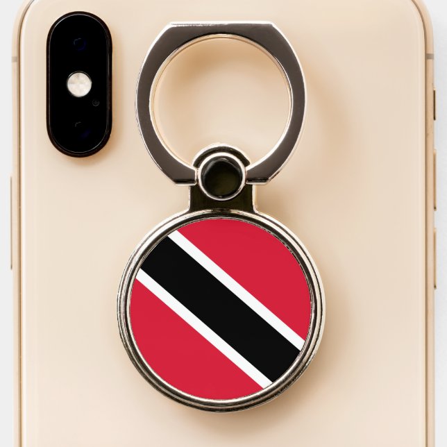Flag of Trinidad Phone Ring Stand (Close Up)