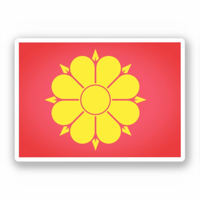 Flag of Trondheim, Norway Sticker (Front)