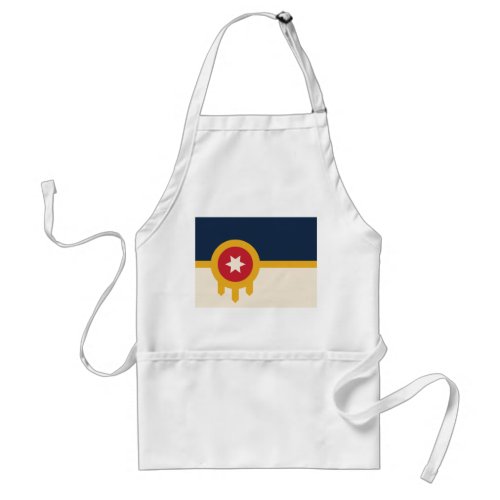 Flag of Tulsa Oklahoma Adult Apron