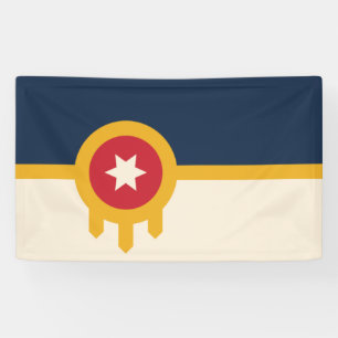 Flag of Tulsa (Oklahoma) Banner