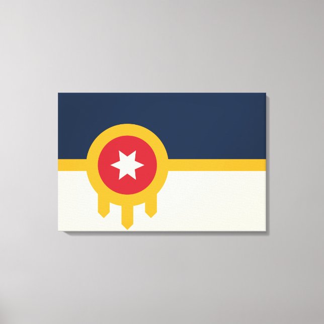 Flag of Tulsa (Oklahoma) Canvas Print (Front)