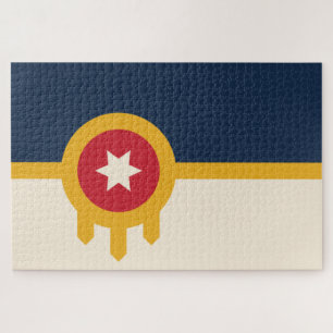 Flag of Tulsa (Oklahoma) Jigsaw Puzzle