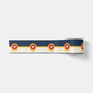 Flag of Tulsa, Oklahoma Satin Ribbon