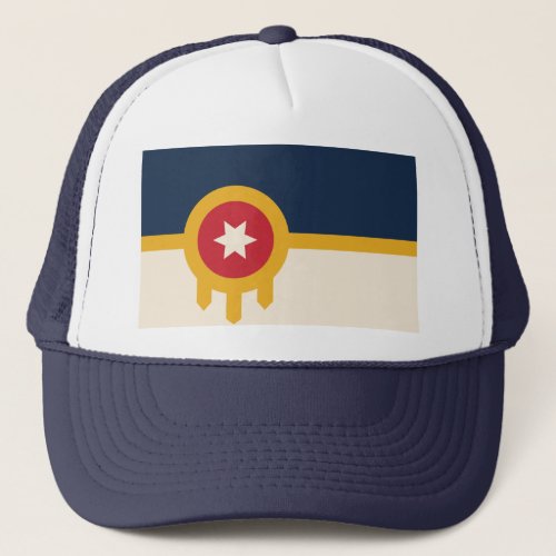 Flag of Tulsa Oklahoma Trucker Hat