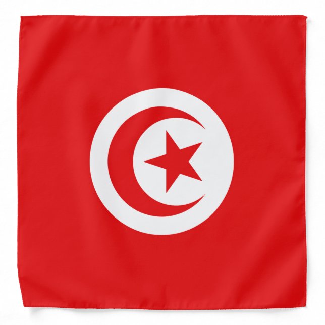 Flag of Tunisia Bandana (Front)