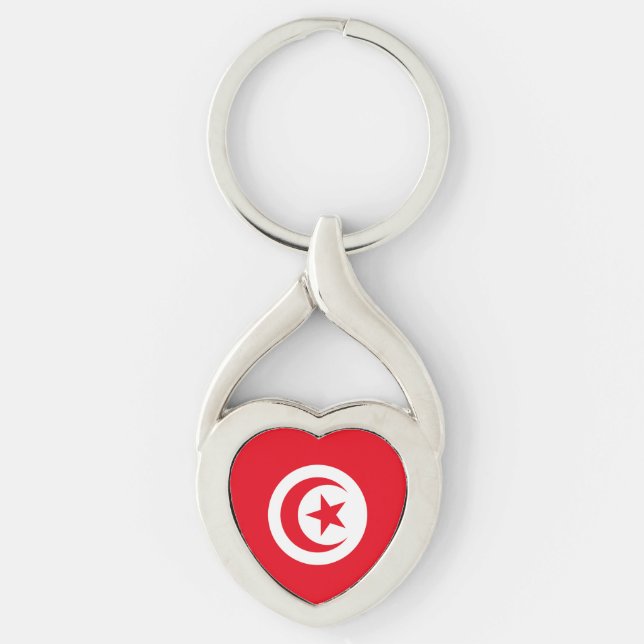 Flag of Tunisia Keychain (Front)