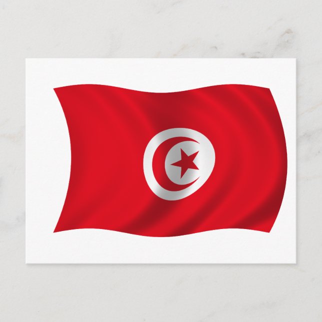 Flag of Tunisia Postcard (Front)