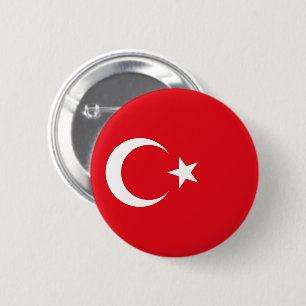 Flag of Turkey Button