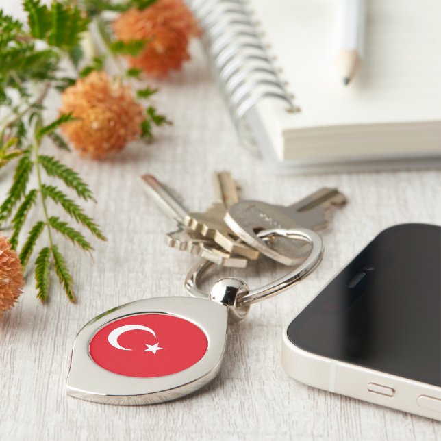 Flag of Turkey Keychain (Side)