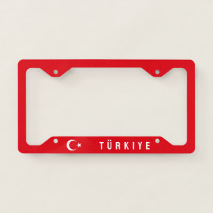 Flag of Turkey License Plate Frame