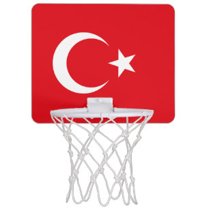 Flag of Turkey Mini Basketball Goal Hoop