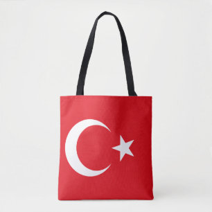 Flag of Turkey Tote Bag
