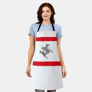 Flag of Tuscany (Italy) Apron