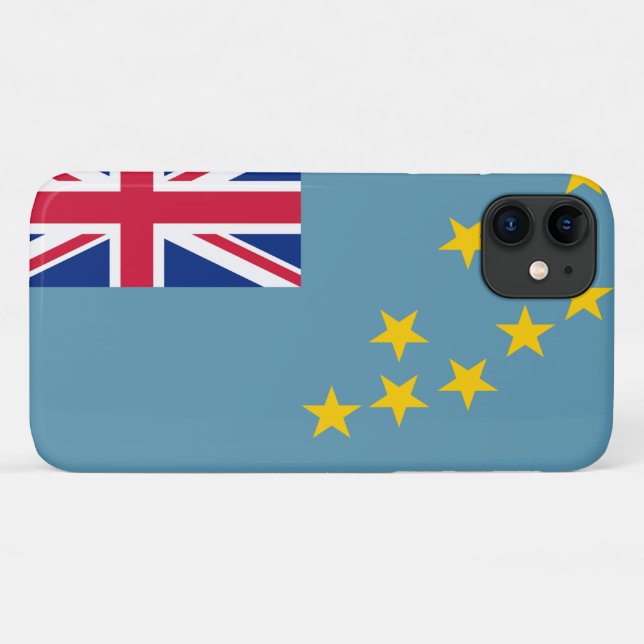Flag of Tuvalu Case-Mate iPhone Case (Back (Horizontal))