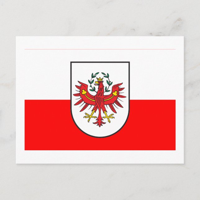 Flag of Tyrol, Austria Postcard (Front)