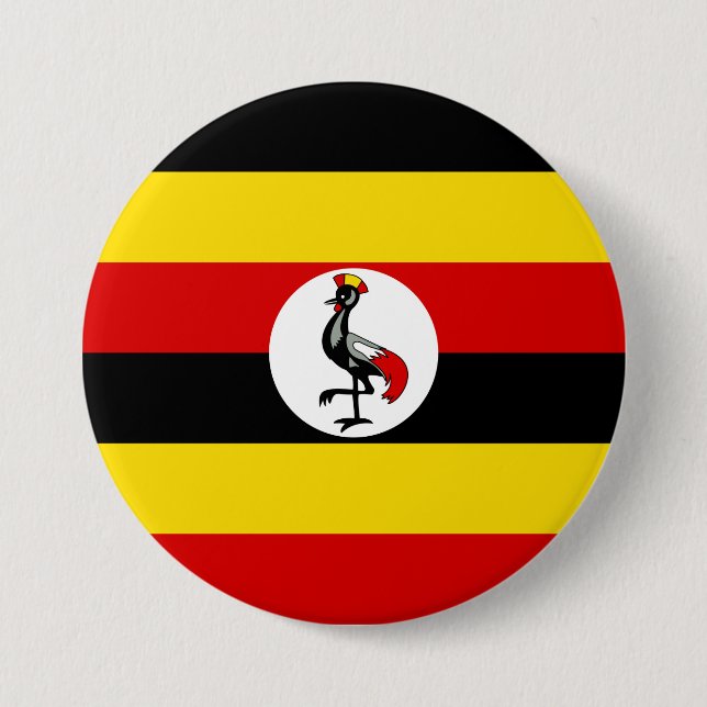 Flag of Uganda Button (Front)