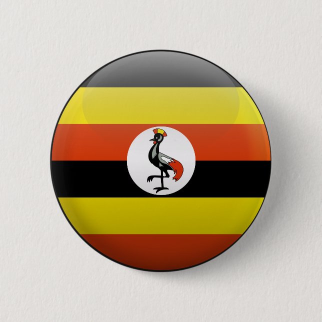 Flag of Uganda Button (Front)