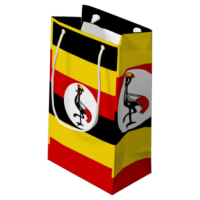 Flag of Uganda Gift Bag (Back Angled)