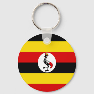 Flag of Uganda Keychain