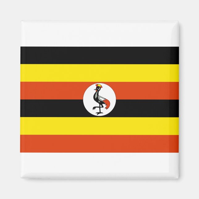 Flag of Uganda Magnet (Front)