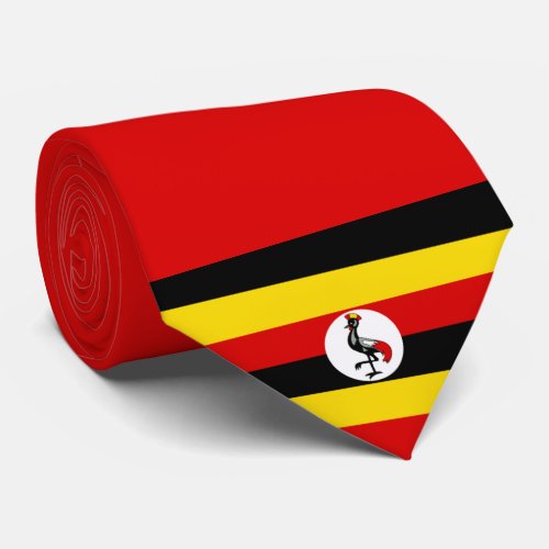 Flag of Uganda Neck Tie