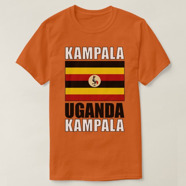 Flag of Uganda T-Shirt (Design Front)