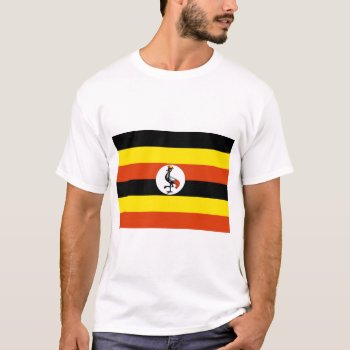 Flag Of Uganda T-shirt by TwoTravelledTeens at Zazzle
