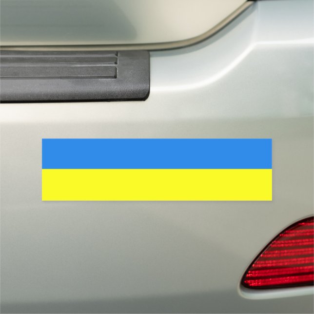 Flag of Ukraine - Прапор України  Car Magnet (In Situ)