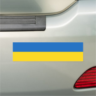 Flag of Ukraine - Прапор України Car Magnet