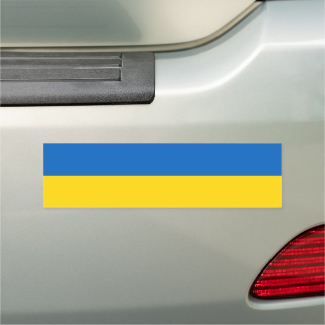 Flag of Ukraine - Прапор України  Car Magnet (In Situ)