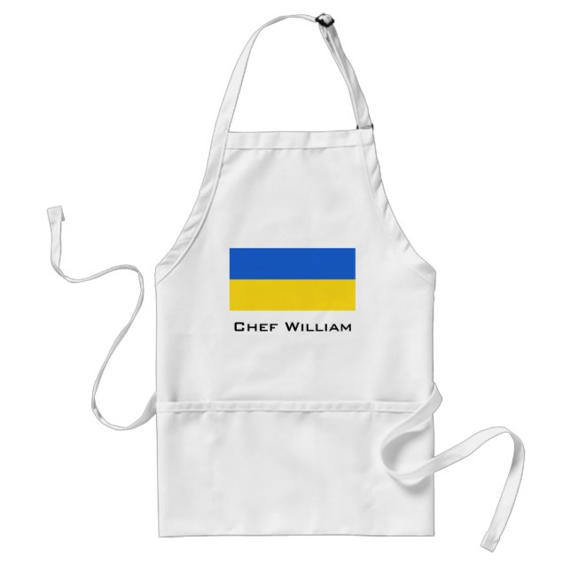 Flag of Ukraine Adult Apron (Front)