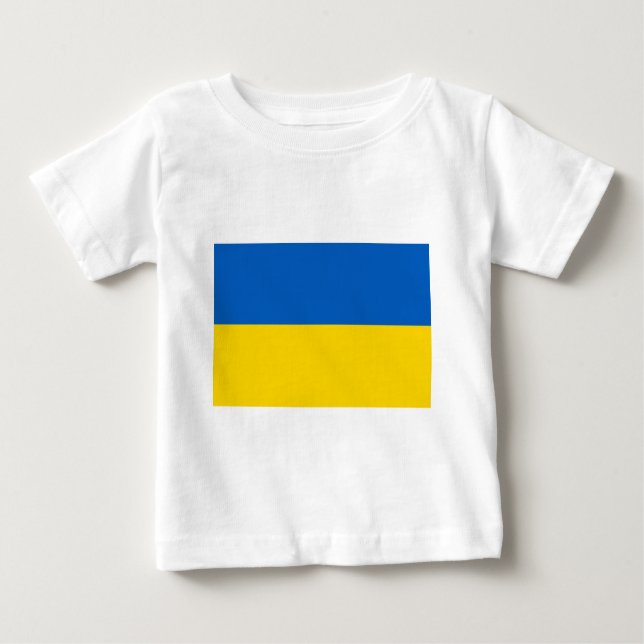 Flag of Ukraine Baby T-Shirt (Front)
