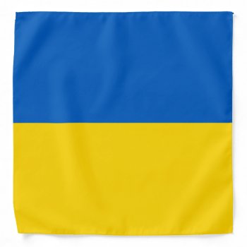 Flag Of Ukraine Bandana by Dozzle at Zazzle