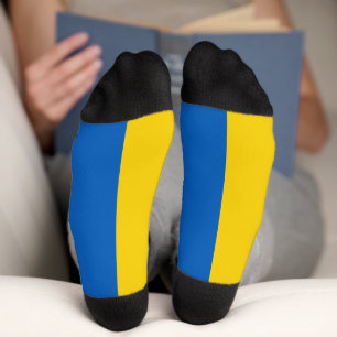 Flag of Ukraine blue and yellow Socks
