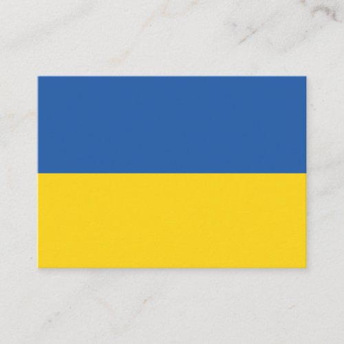 Flag of Ukraine Button Business Card