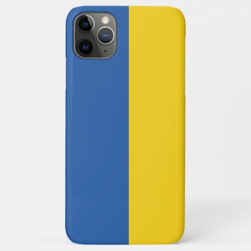 Flag of Ukraine Button iPhone 11 Pro Max Case