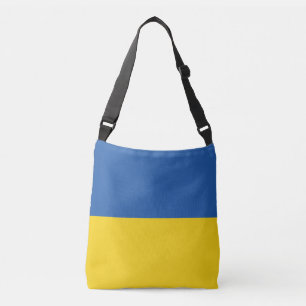 Flag of Ukraine Button Crossbody Bag